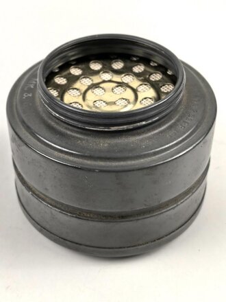 Großbritannien , Filter für eine Gasmaske " L. MK. 3. " datiert 1953