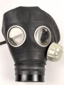Großbritannien, Zivilschutz Luftschutzgasmaske  datiert 1955, Gummi weich
