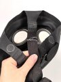 Großbritannien, Zivilschutz Luftschutzgasmaske  datiert 1955, Gummi weich