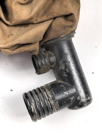 Großbritannien WWI, Gasmaske " Small box respirator"  ausgetrocknet