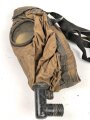 Großbritannien WWI, Gasmaske " Small box respirator"  ausgetrocknet