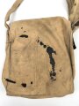 Großbritannien WWI, Gasmaskentasche für " Small box respirator" . getragenes Stück, datiert 1917