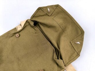 Großbritannien , Tasche für die Zivilschutz / Luftschutz Gasmaske. Datiert 1942, guter Zustand