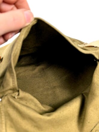 Großbritannien , Tasche für die Zivilschutz / Luftschutz Gasmaske. Datiert 1942, guter Zustand