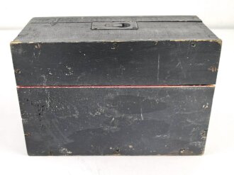 Behälter für Kampfstoffproben, guter Zustand, datiert 1944.