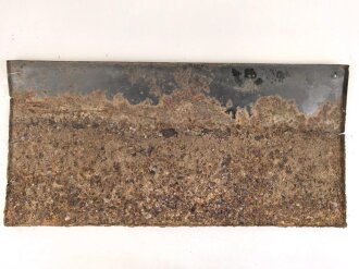 Luftschutz Emailleschild " Öffentlicher Sammel Schutzraum 100 Personen" Maße 39 x 80cm, ungereinigtes Stück