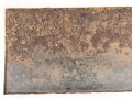 Luftschutz Emailleschild " Öffentlicher Sammel Schutzraum 125 Personen" Maße 39 x 80cm, ungereinigtes Stück