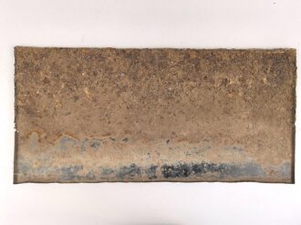 Luftschutz Emailleschild " Öffentlicher Sammel Schutzraum 125 Personen" Maße 39 x 80cm, ungereinigtes Stück