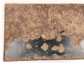 Luftschutz Emailleschild " Öffentlicher Sammel Schutzraum 125 Personen" Maße 39 x 80cm, ungereinigtes Stück