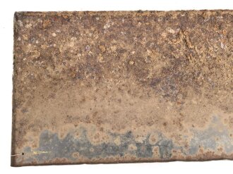 Luftschutz Emailleschild " Öffentlicher Sammel Schutzraum 100 Personen" Maße 39 x 80cm, ungereinigtes Stück