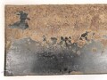 Luftschutz Emailleschild " Öffentlicher Sammel Schutzraum 100 Personen" Maße 39 x 80cm, ungereinigtes Stück