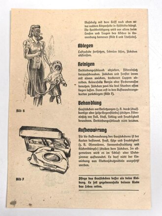 Luftschutz Gasjäckchen für Kleinkinder, sehr guter Gesamtzustand.