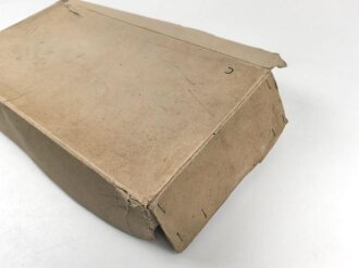 Luftschutz , defekter Umkarton zum Gasjäckchen für Kleinkinder