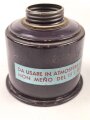 Italien, Filter für eine Gasmaske datiert 1935