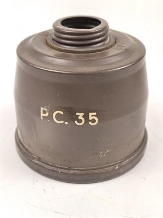 Italien, Filter für eine Gasmaske P.C.35 datiert 1939