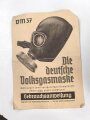 Volksgasmaske 37 für Luftschutz. Ungereinigt, in der originalen Umverpackung, diese defekt