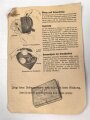 Volksgasmaske 37 für Luftschutz. Ungereinigt, in der originalen Umverpackung, diese defekt