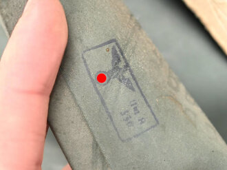 Volksgasmaske 37 für Luftschutz. Ungereinigt, in der originalen Umverpackung, diese defekt