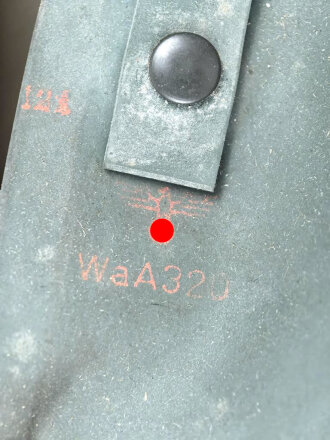 Volksgasmaske 37 für Luftschutz. Ungereinigt, in der originalen Umverpackung, diese defekt