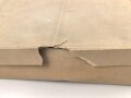 Volksgasmaske 37 für Luftschutz. Ungereinigt, in der originalen Umverpackung, diese defekt