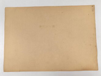 Gasschutz Wehrmacht, Wandanschlag 10 " So muß der Satz Waffenentgiftungsmittel angewandt werden !"  Maße 30 x 42cm