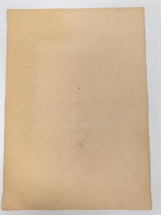 Gasschutz Wehrmacht, Wandanschlag 8 "So mußt du deine Gasmaske 30 verpacken !"  Maße 30 x 42cm