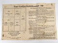 Inhaltsverzeichnis für einen Tier Luftschutzkasten 39
