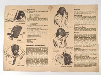 Gebrauchsanweisung für die Volksgasmaske 37, zweimal...