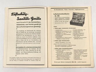 "Der Luftschutz" Faltblatt für Luftschutz...