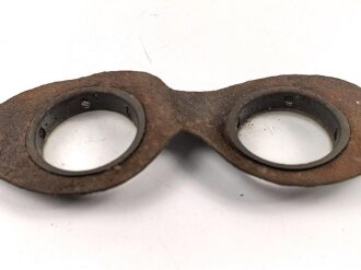 Luftschutz Gasbrille für Kinder, Leder weich
