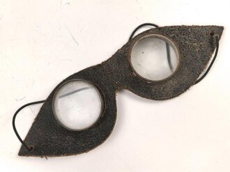 Luftschutz Gasbrille für Kinder, Leder weich