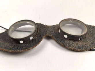 Luftschutz Gasbrille für Kinder, Leder weich