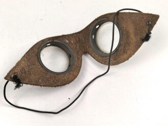 Luftschutz Gasbrille für Kinder, Leder weich