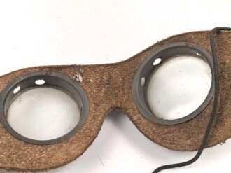 Luftschutz Gasbrille für Kinder, Leder weich