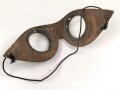 Luftschutz Gasbrille für Kinder, Leder weich
