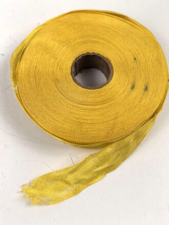 Rolle Trassierband für die Tasche mit Gaswarnfähnchen der Wehrmacht