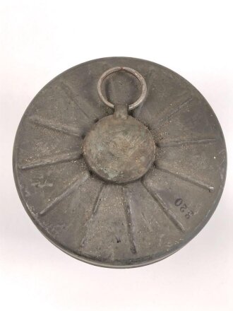 Gasmaskenfilter "Filtereinsatz 37" Wehrmacht .  guter Zustand, dtiert 1941, ungereinigtes Stück