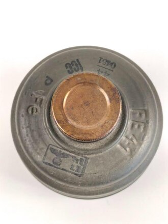 Gasmaskenfilter "Filtereinsatz 41" Wehrmacht .  guter Zustand, datiert 1944