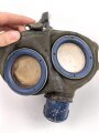 Gasmaske Modell 1930 Wehrmacht. Ungebrauchtes Stück datiert 1944, Originallack