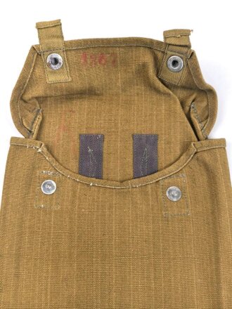 Tasche für eine Gasplane der Wehrmacht. Ungebrauchtes Stück aus altem Lagerbestand