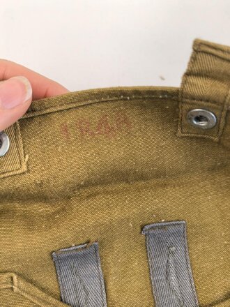 Tasche für eine Gasplane der Wehrmacht. Ungebrauchtes Stück aus altem Lagerbestand