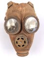 Japan 2. Weltkrieg, Luftschutz Gasmaske , Maskenkörper ausgetrocknet