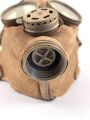 Japan 2. Weltkrieg, Luftschutz Gasmaske , Maskenkörper ausgetrocknet