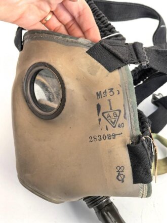 Rumänien, Gasmaske Modell 1935 in sehr gutem Zustand