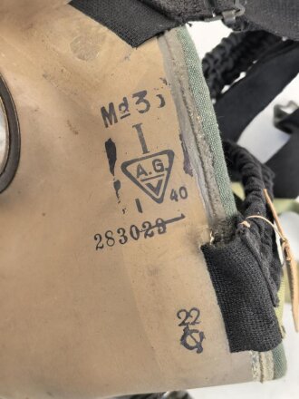 Rumänien, Gasmaske Modell 1935 in sehr gutem Zustand