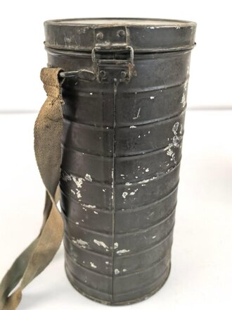Rumänien, Bereitschaftsbüchse Gasmaske Modell 1935, Originallack, ungereinigt
