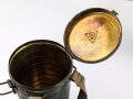 Rumänien, Bereitschaftsbüchse Gasmaske Modell 1935, Originallack, ungereinigt