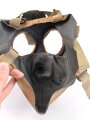 Gasmaske / Atemschutzmaske ohne Bezeichnung. Maskenkörper vollständig ausgehärtet