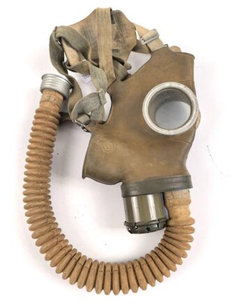 Polen, Zivilschutzmaske ML mit Schlauch. Wohl aus den 1950iger Jahren.