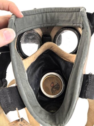 Rumänien, Gasmaske Modell 1935 in  gutem Zustand
